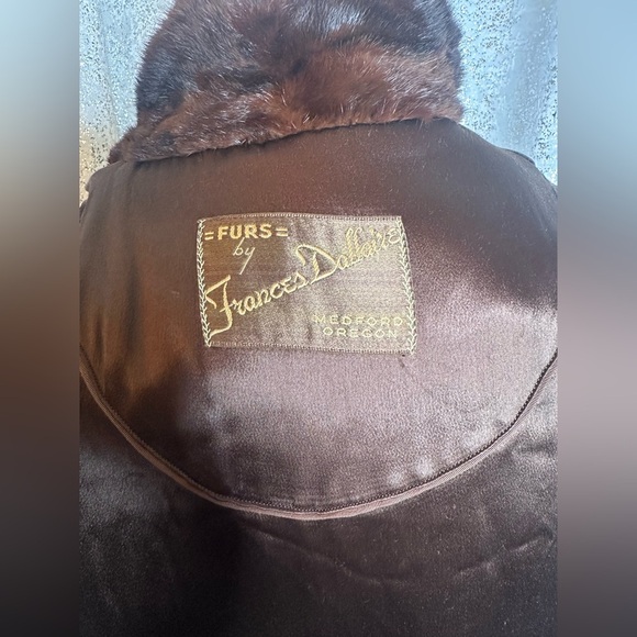 Frances Dallaire red brown /auburn real mink Fur Coat - Picture 6 of 7